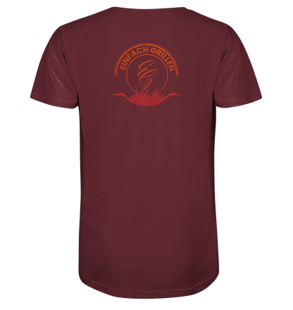 Ich bin grillsüchtig | Einfach Grillen Organic T-Shirt - Organic Shirt