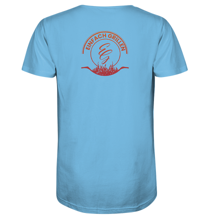 Ich bin grillsüchtig | Einfach Grillen Organic T-Shirt - Organic Shirt