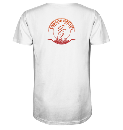Ich bin grillsüchtig | Einfach Grillen Organic T-Shirt - Organic Shirt