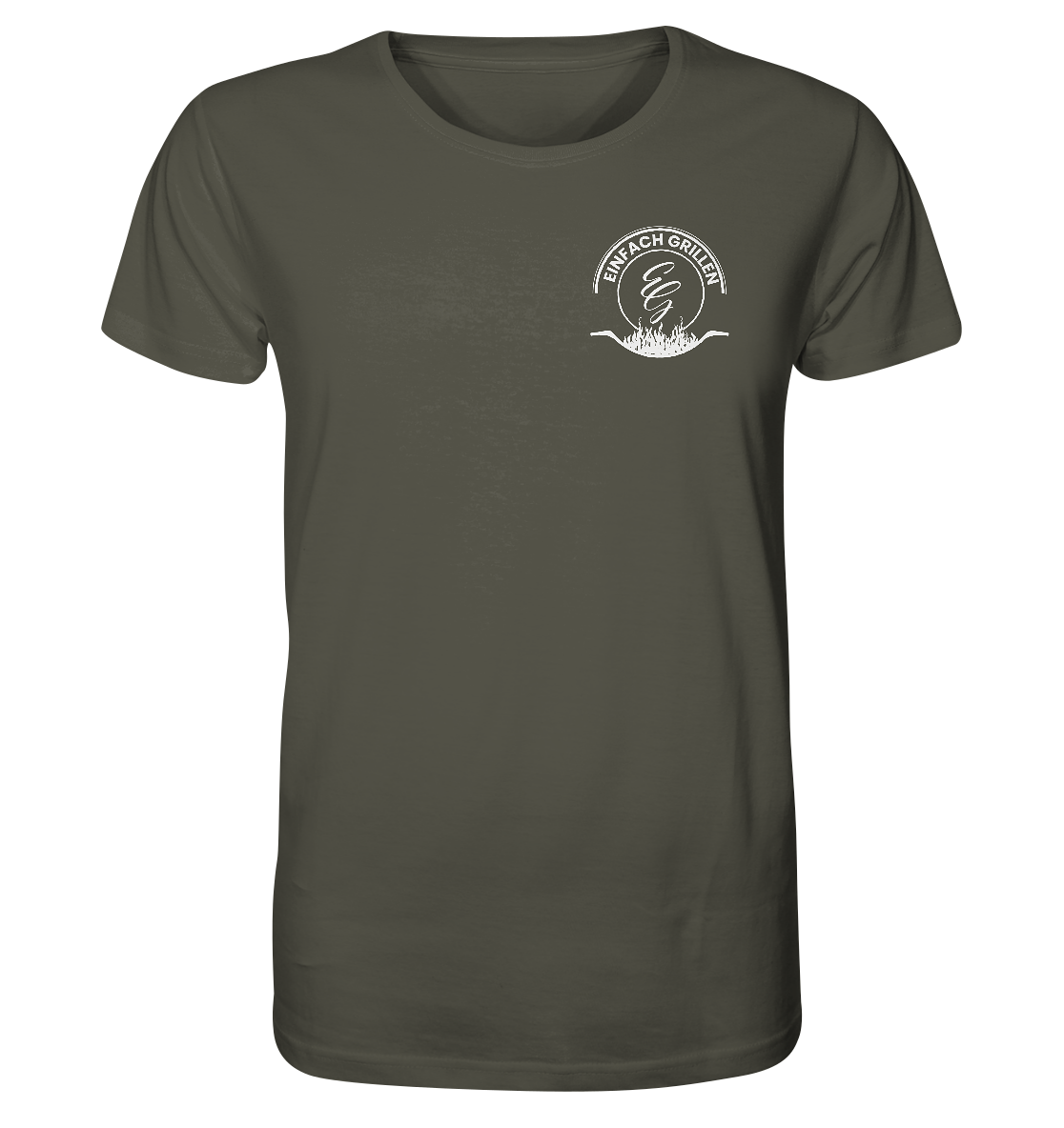 "Ok, das ist Einfach Grillen Merch" Organic T-Shirt
