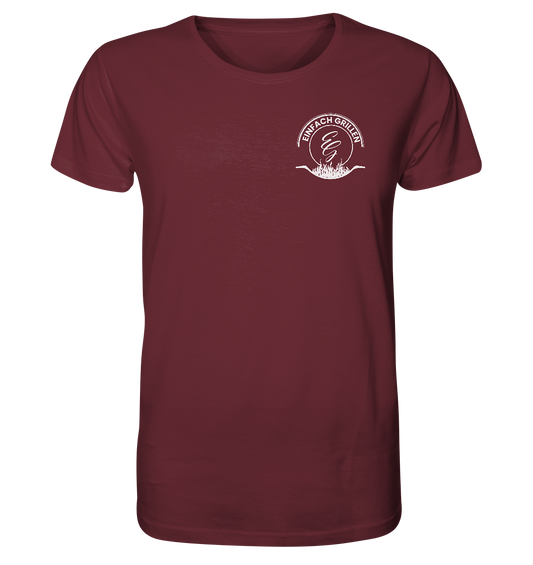 "Ok, das ist Einfach Grillen Merch" Organic T-Shirt